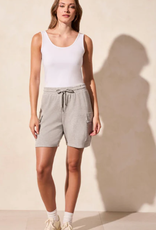 Tribal Tribal Grey Pull On Cargo Knit Short  AA