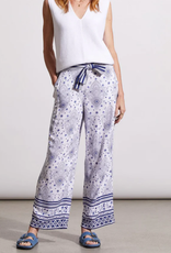 Tribal Tribal Pull On Ankle Pant W/Waistband Tie