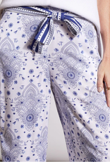 Tribal Tribal Pull On Ankle Pant W/Waistband Tie