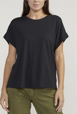 JAG Jag  Black Round Neck S/S Top