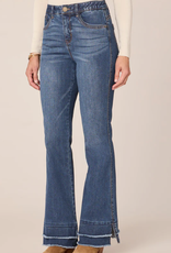 Democracy Democracy Blue High Rise Itty Bitty More Boot  Denim Pant AA