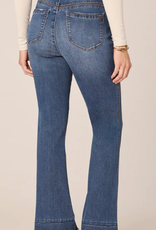 Democracy Democracy Blue High Rise Itty Bitty More Boot  Denim Pant AA