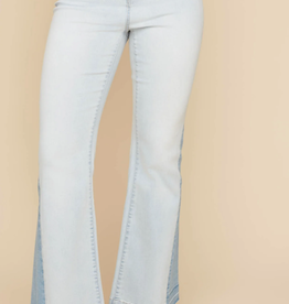 Renuar Renuar  Bleach Wash Denim  Wide Leg  Petite Pant  CA