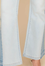 Renuar Renuar  Bleach Wash Denim  Wide Leg  Petite Pant  CA