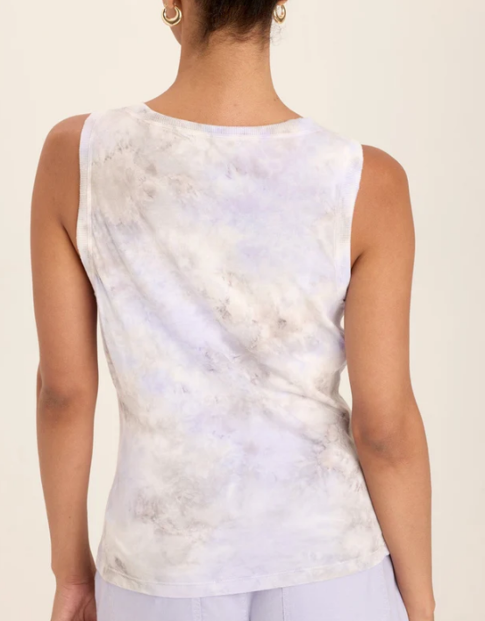 Wearables Wearables Multi Color Round Neck Sleeveless Top AB