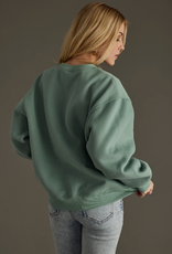 Panache Apparel Panache Apparel Dusty Teal Midwest Long Sleeve Sweatshirt