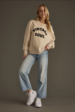 Panache Apparel Panache Apparel Beige Vintage Soul L/S Sweatshirt