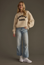 Panache Apparel Panache Apparel Beige Vintage Soul L/S Sweatshirt