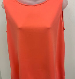 Multiples Multiples Coral Round Neck Sleeveless Top LA