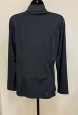 Lulu B Lulu B SPX7418S Solid Black Full-Zip Long Sleeve Jacket