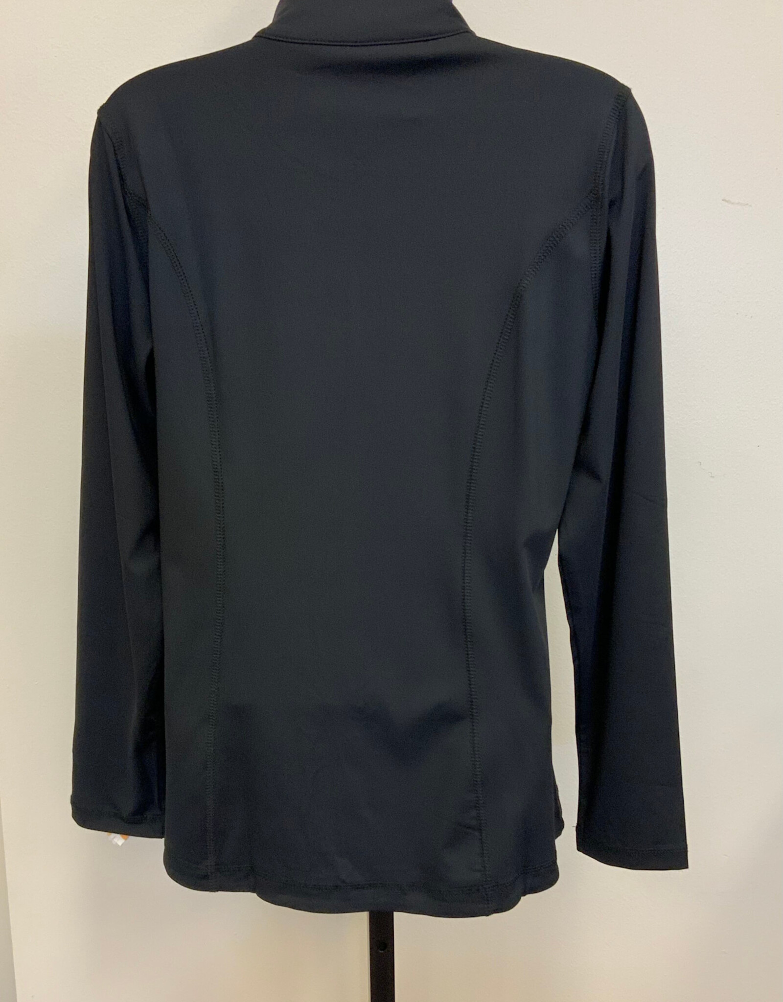 Lulu B Lulu B SPX7418S Solid Black Full-Zip Long Sleeve Jacket