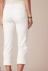 Democracy Democracy Optic White Girlfriend Cropped  Pant AA
