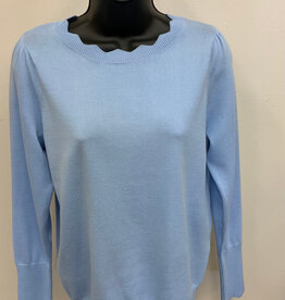 Sunday Sunday Crystal Blue L/S Crew Neck Sweater LS