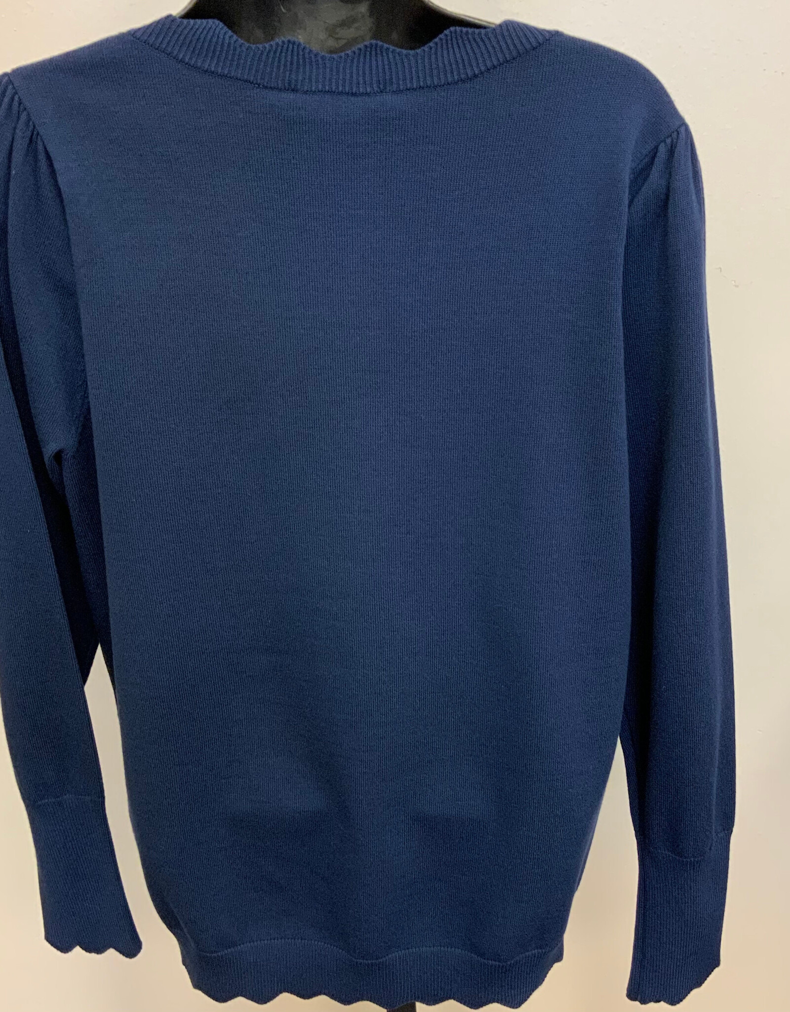Sunday Sunday  Navy L/S Crew Neck Sweater LS
