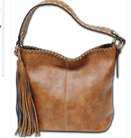 MC Handbags MC Handbag Sierra Saddle Vintage Vegan Leather Shoulder Bag LR
