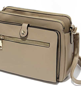 MC Handbags MC Handbags Triana  Mink Four Compartment Crossbody W/Credit Card Slots LH