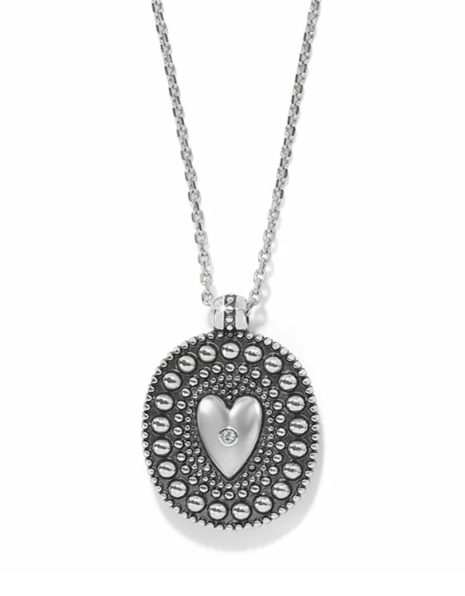 Brighton Brighton Silver Pretty Tough Gem Necklace