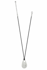 Brighton Brighton Silver Cascade Drop Cord Necklace