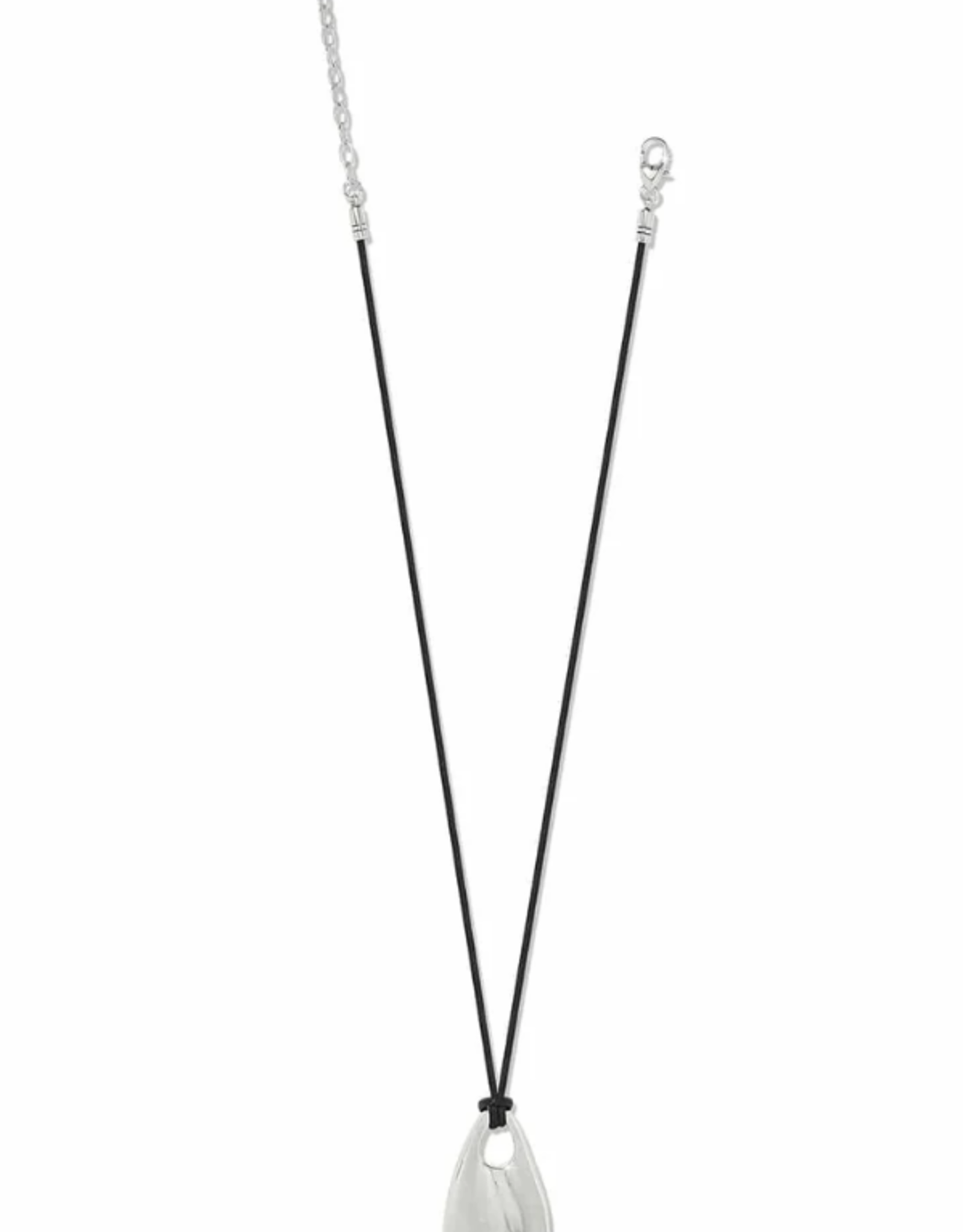 Brighton Brighton Silver Cascade Drop Cord Necklace