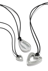 Brighton Brighton Silver Cascade Drop Cord Necklace