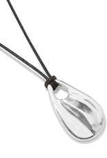 Brighton Brighton Silver Cascade Drop Cord Necklace