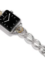 Brighton Brighton Silver Interlok Noir Two Tone Watch Band