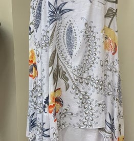 Lady Liberty Lady Liberty Two Tier Sleeveless Crew Neck Hankerchief Hem Dress LB LB