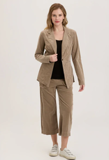 Wearables Wearables West Brooke Tan/Tanglwood  One Button Blazer CC