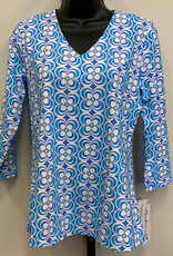 Lulu B Lulu B V Neck 3/4 Sleeve Top AL
