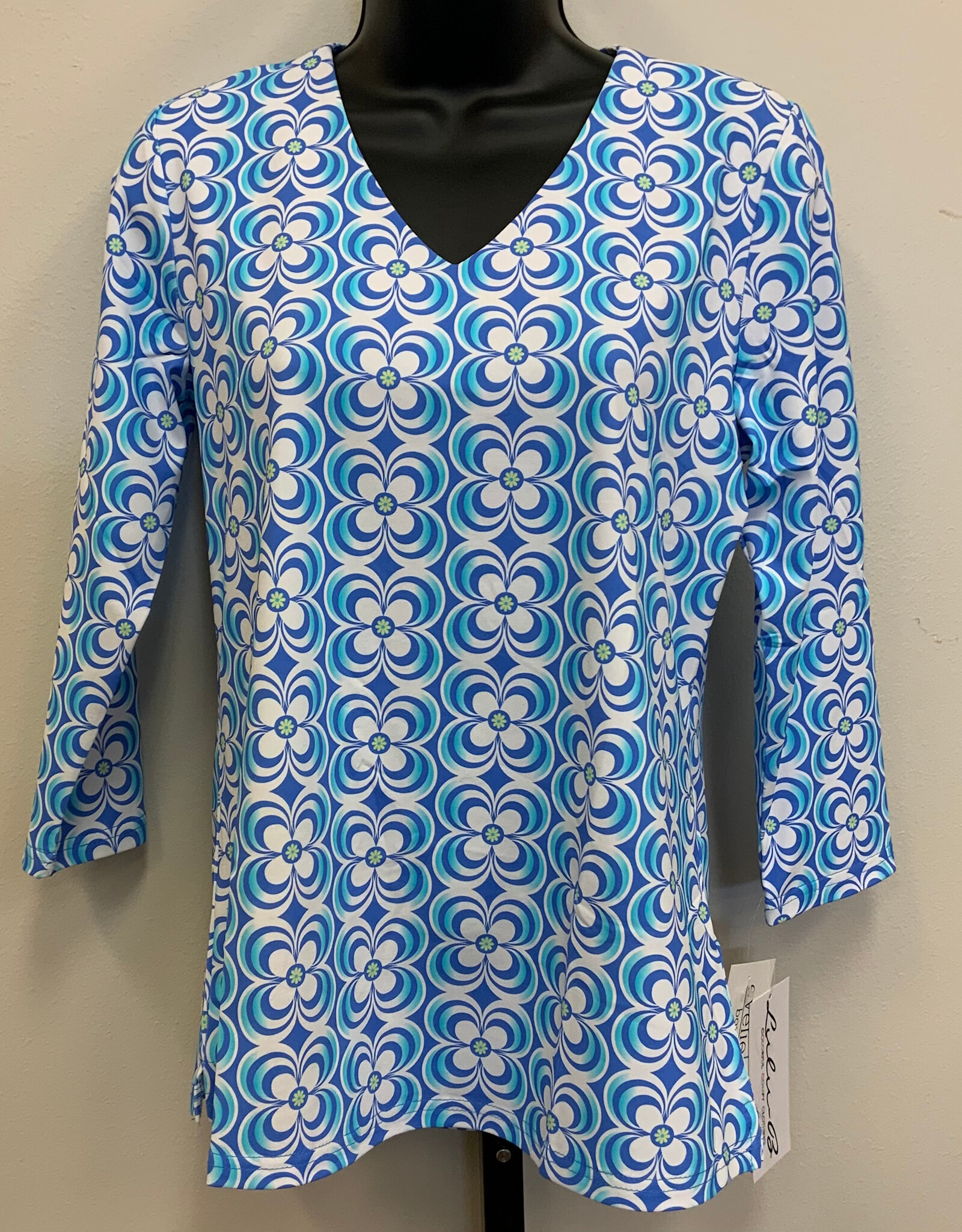 Lulu B Lulu B V Neck 3/4 Sleeve Top AL