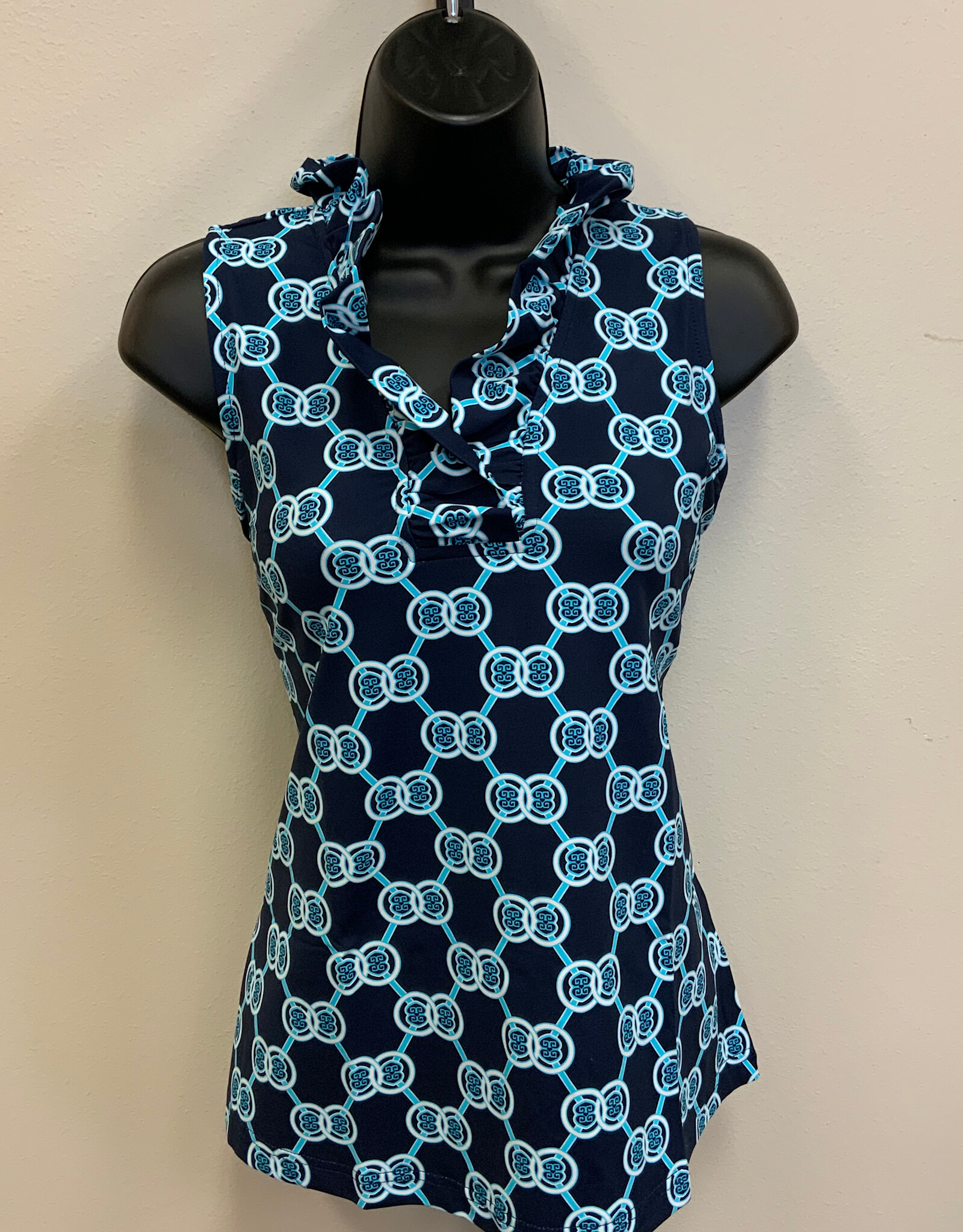 Lulu B Lulu B  MDNT Ruffle V Neck Tank