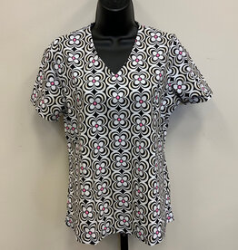 Lulu B Lulu B V Neck Short Sleeve Top LS