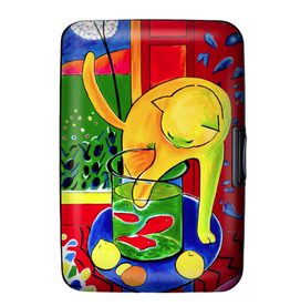 Monarque  Armored Wallet  Matisse Cat RFID Protected O