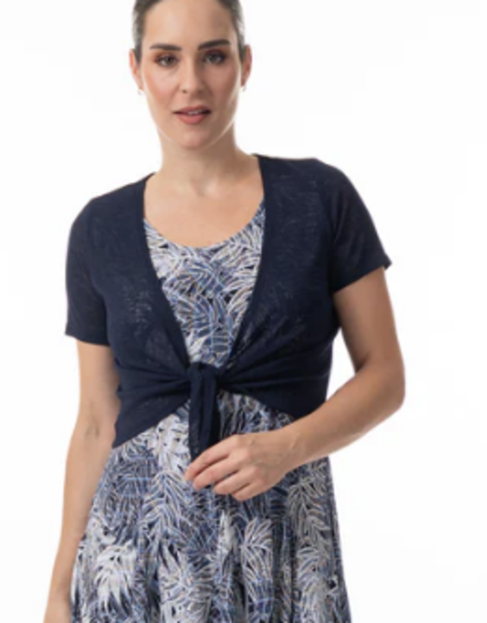 Bali Bali  Navy Short Sleeve Shrug AC