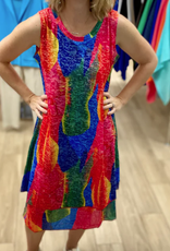 Lady Liberty Lady Liberty Sophia Two Tier Sleeveless Dress LA
