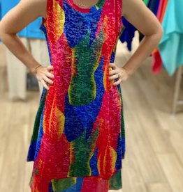 Lady Liberty Lady Liberty Sophia Two Tier Sleeveless Dress LA