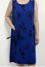 Lady Liberty Lady Liberty  Royal Floral Pocket Dress LL