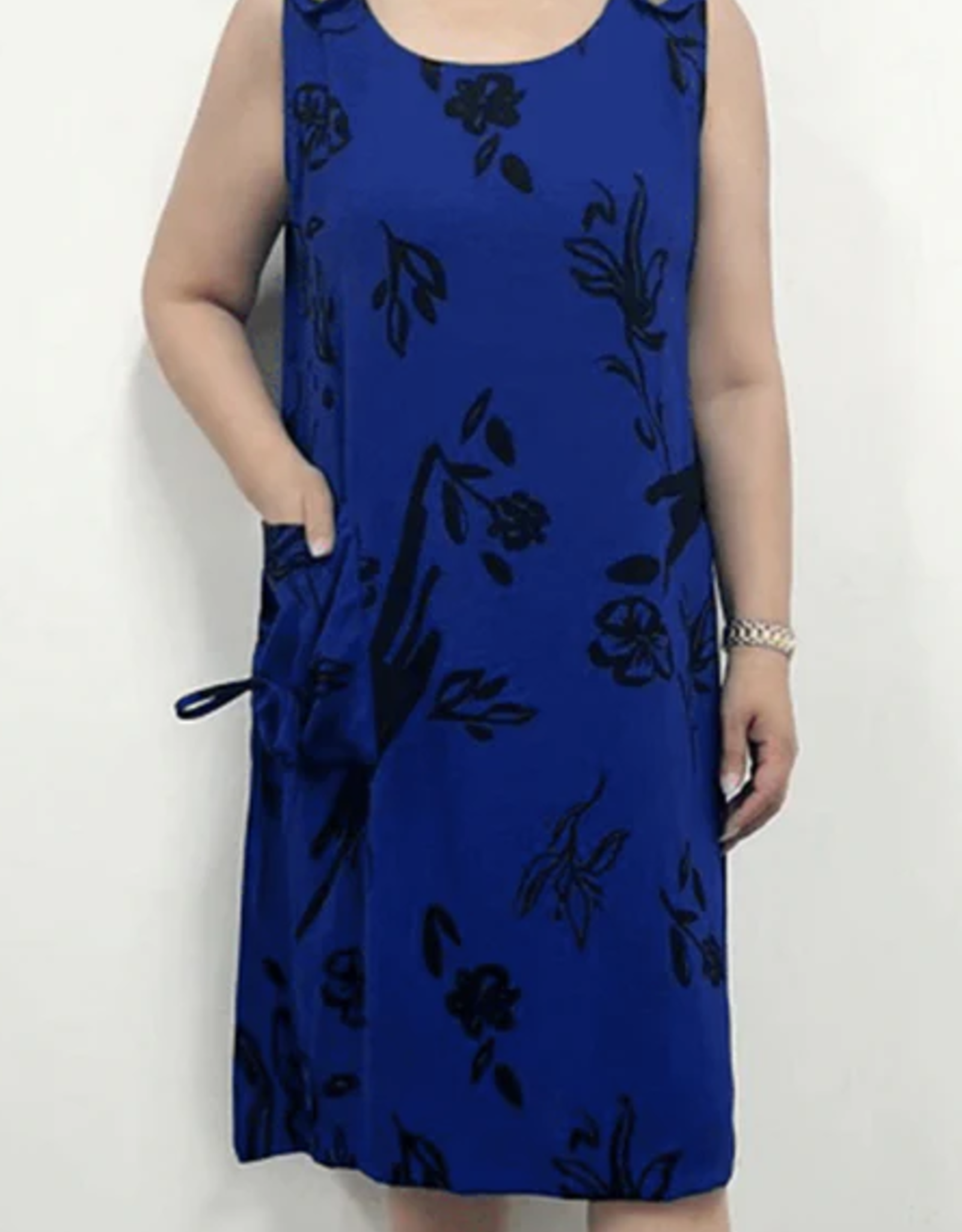 Lady Liberty Lady Liberty  Royal Floral Pocket Dress LL