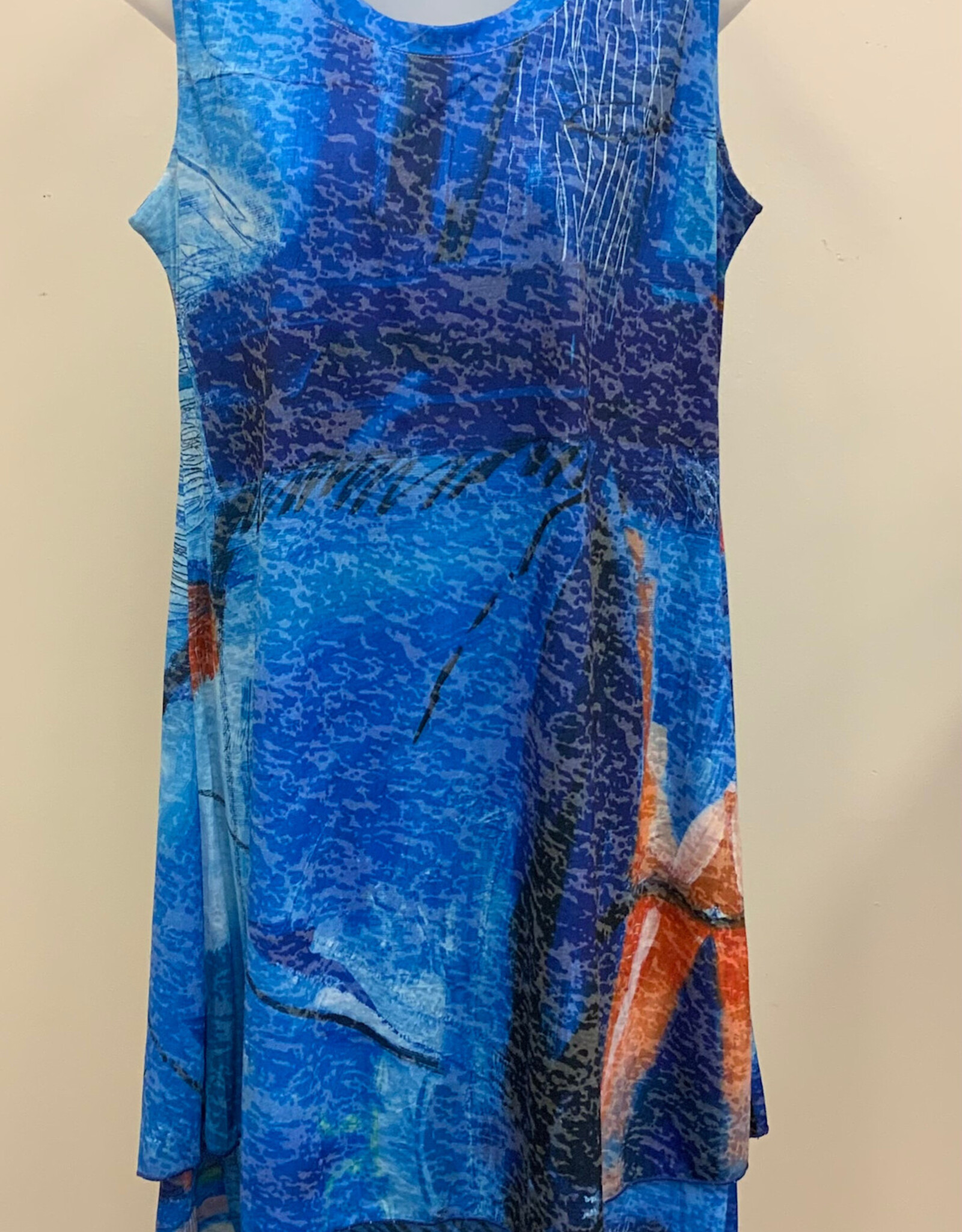 Creations Creations  Round Neck Print - THEA Sleeveless Dress LE
