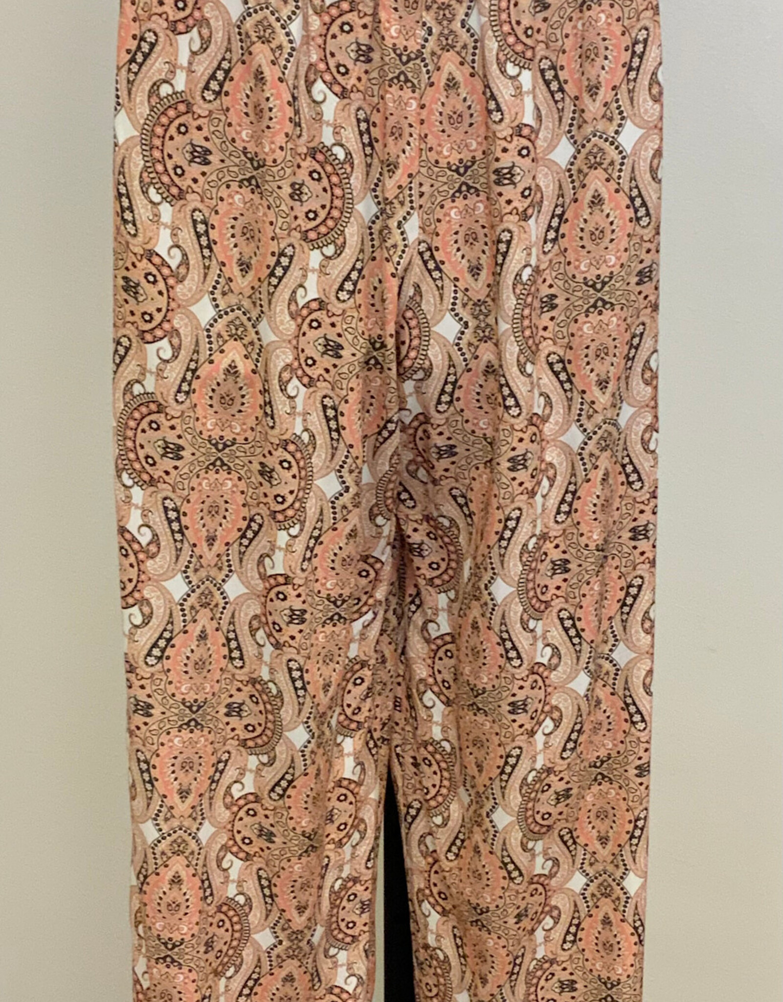 skyes the limit Skyes Egret Pull On Medallion Rayon Faille Wide Leg Pant LA