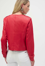 Joseph Ribkoff Joseph Ribkoff Radiant Red Faux Sued Boxy Jacket  BBK
