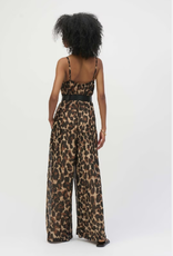 Joseph Ribkoff Joseph  Ribkoff Chiffon Animal Print Wide Leg Jumpsuit BLS