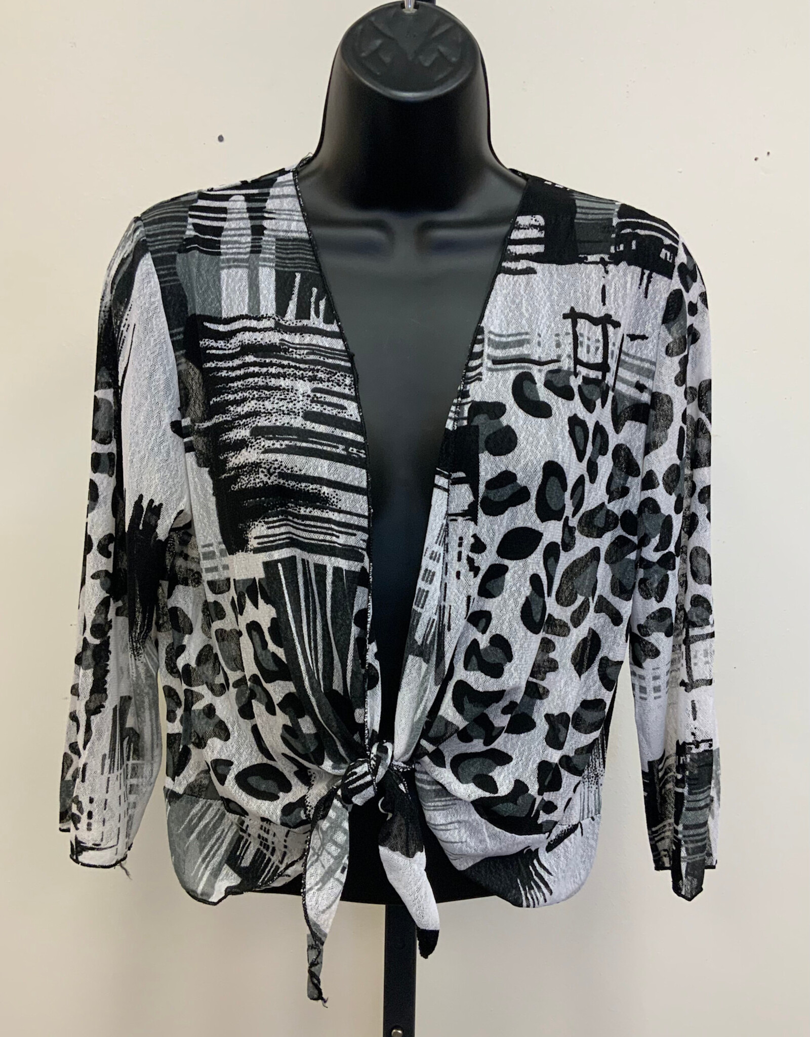 Creations Lady Liberty Print #G11 3/4 Sleeve Mesh Bolero BA
