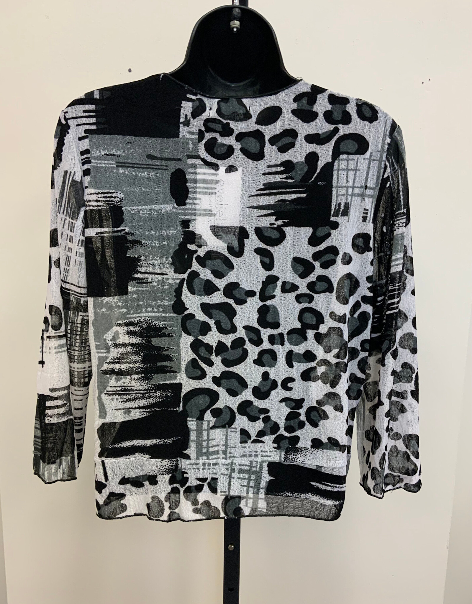 Creations Lady Liberty Print #G11 3/4 Sleeve Mesh Bolero BA