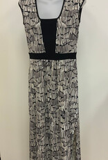 Bali Bali Taupe Sleeveless Square Neck Dress CB