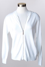 Keren Hart Keren Hart 38044 Eggshell Long Sleeve Zip Front Hoodie LB