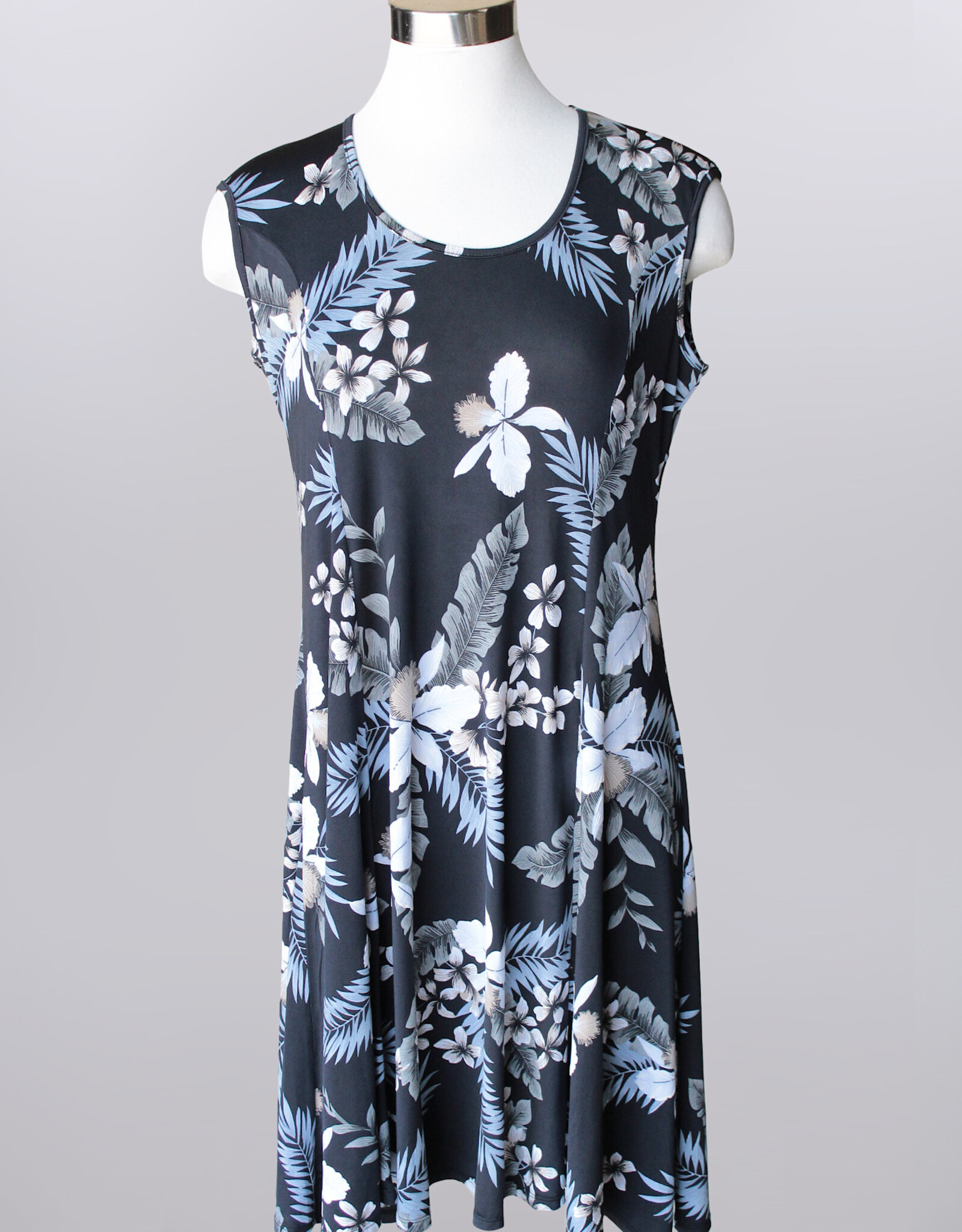 Keren Hart Keren Hart 48021 Black Cap Sleeve Keyhole Back Dress LL