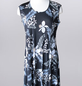 Keren Hart Keren Hart 48021 Black Cap Sleeve Keyhole Back Dress LL