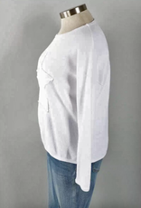 Cotton Lani Cotton Lani White Star Sweatshirt AL