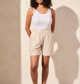 Tribal Tribal Safari Pull On Short W/Ruffle Waistband